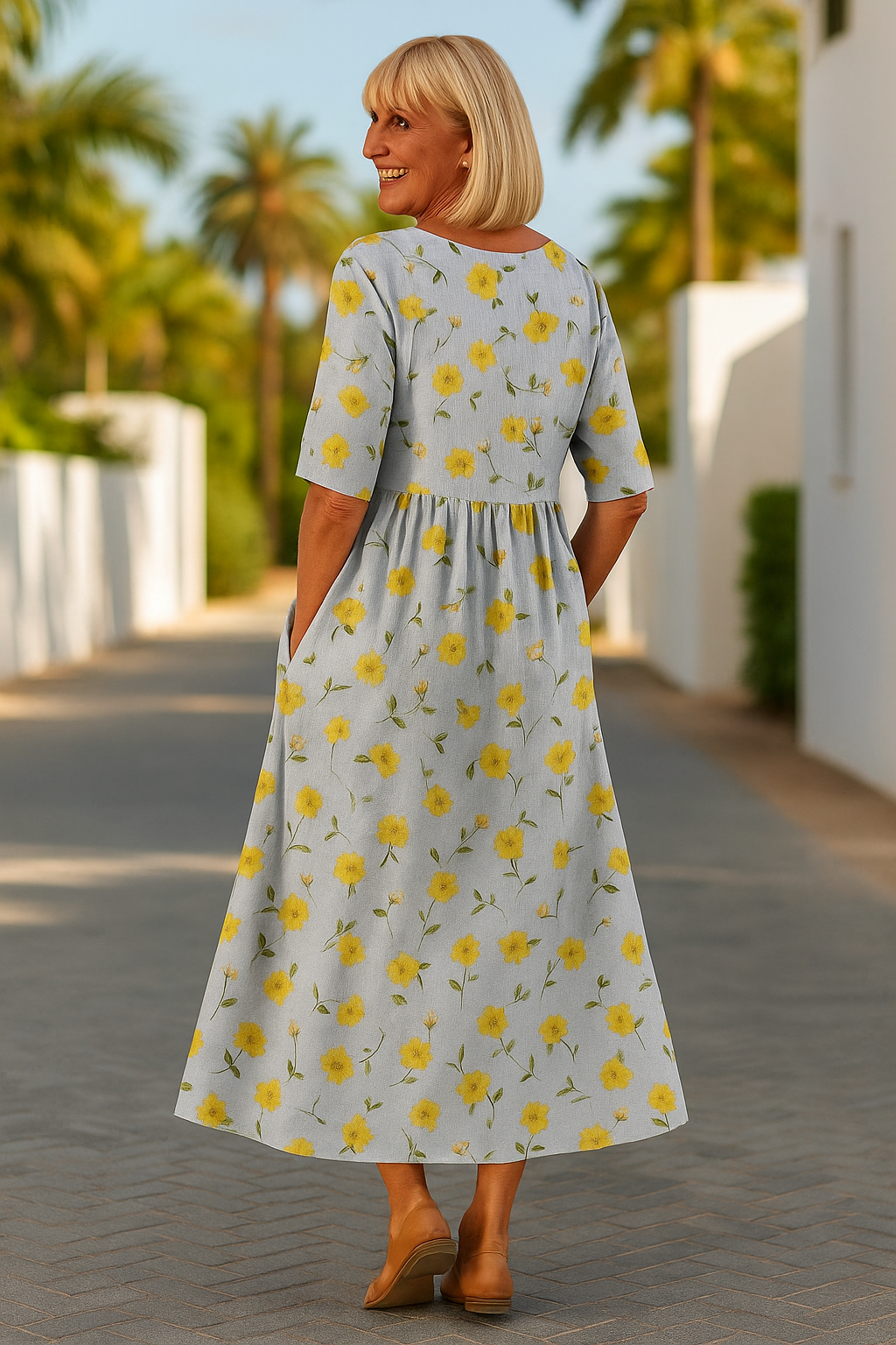BRIENNE | RELAXED MIDI DRESS - EFFORTLESS ELEGANCE, EVERYDAY COMFORT