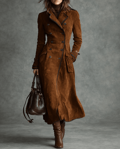 HARLOW | SUEDE TRENCH COAT