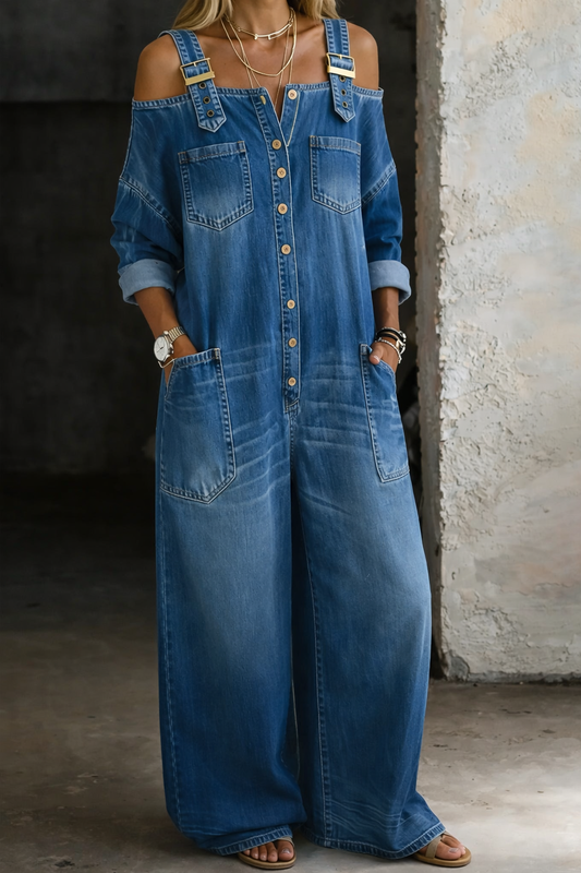 SOPHIE | OFF SHOULDER JUMPSUIT
