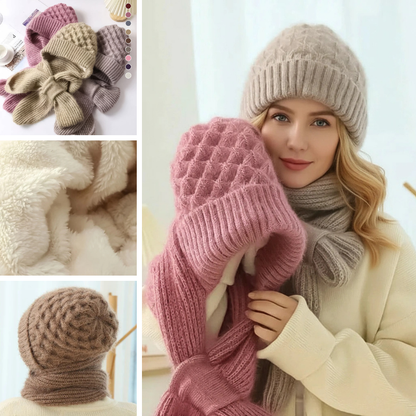 EMILY | FLEECE-LINED WINDPROOF HAT & SCARF