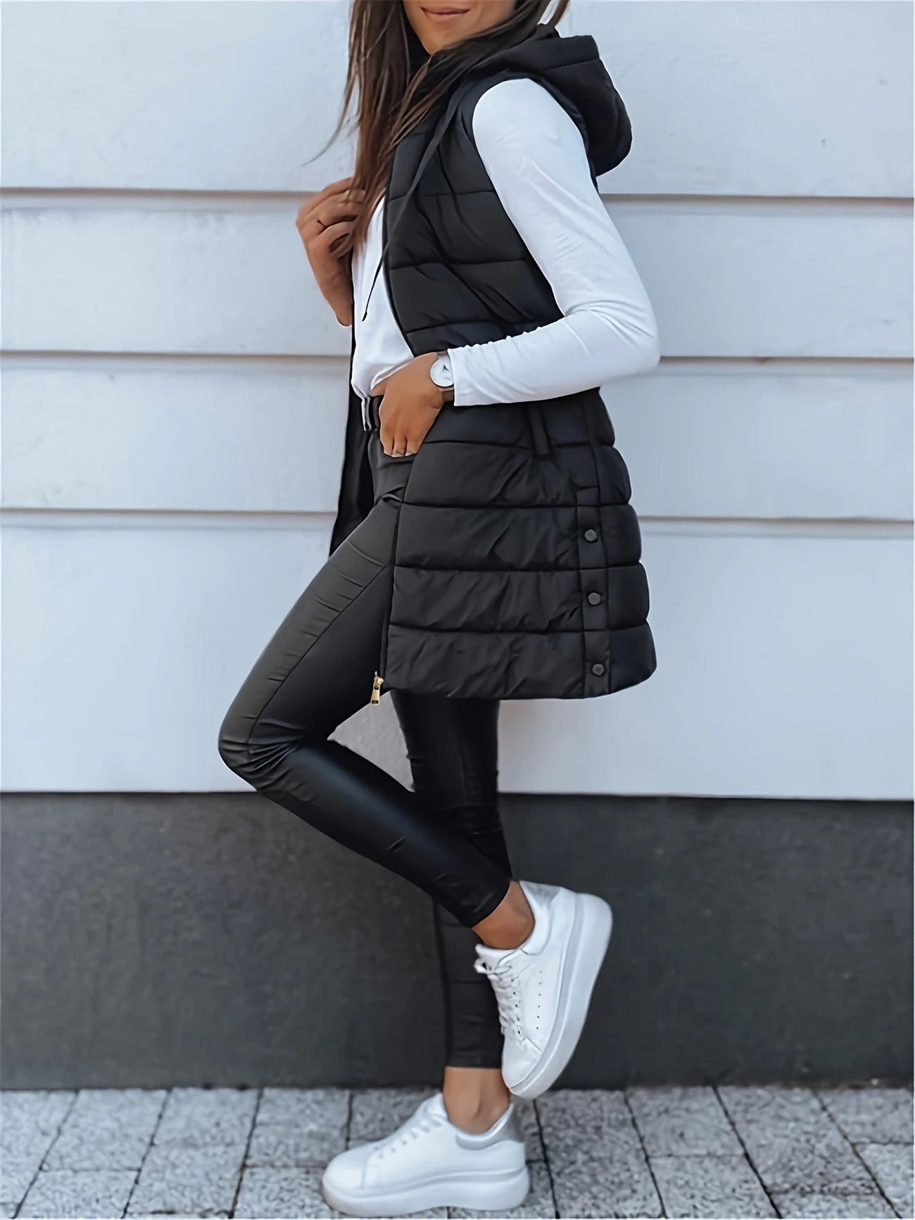REESE | CASUAL SLEEVELESS LONG VEST