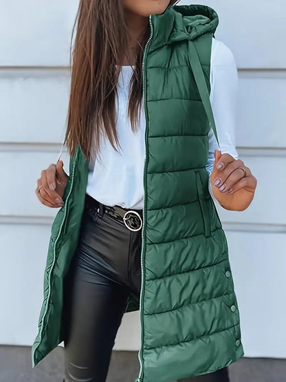 REESE | CASUAL SLEEVELESS LONG VEST