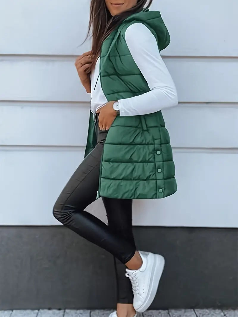 REESE | CASUAL SLEEVELESS LONG VEST