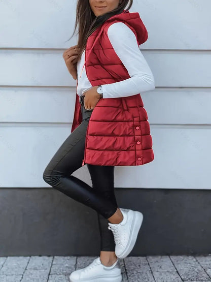 REESE | CASUAL SLEEVELESS LONG VEST