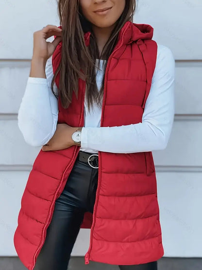 REESE | CASUAL SLEEVELESS LONG VEST