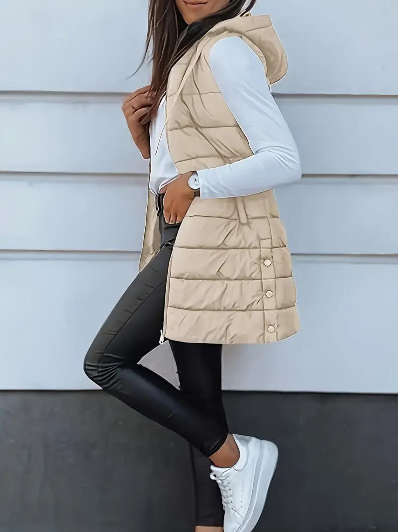REESE | CASUAL SLEEVELESS LONG VEST