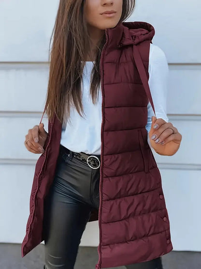 REESE | CASUAL SLEEVELESS LONG VEST