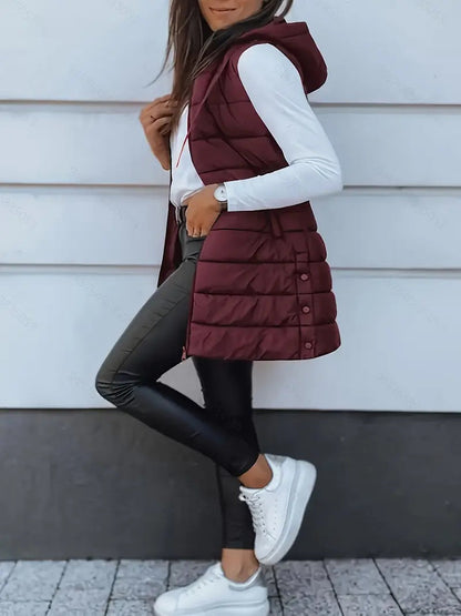 REESE | CASUAL SLEEVELESS LONG VEST