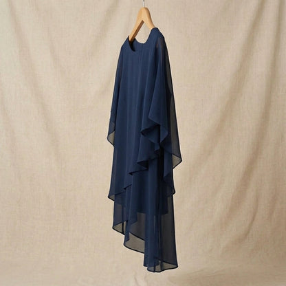 KIMMI | DRAPED TOP WITH PALAZZO PANTS