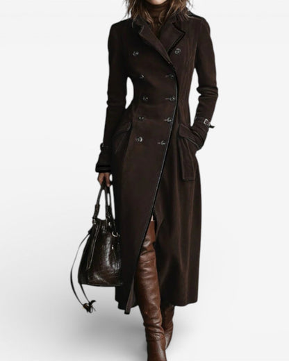 HARLOW | SUEDE TRENCH COAT