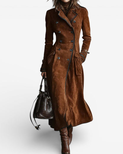 HARLOW | SUEDE TRENCH COAT