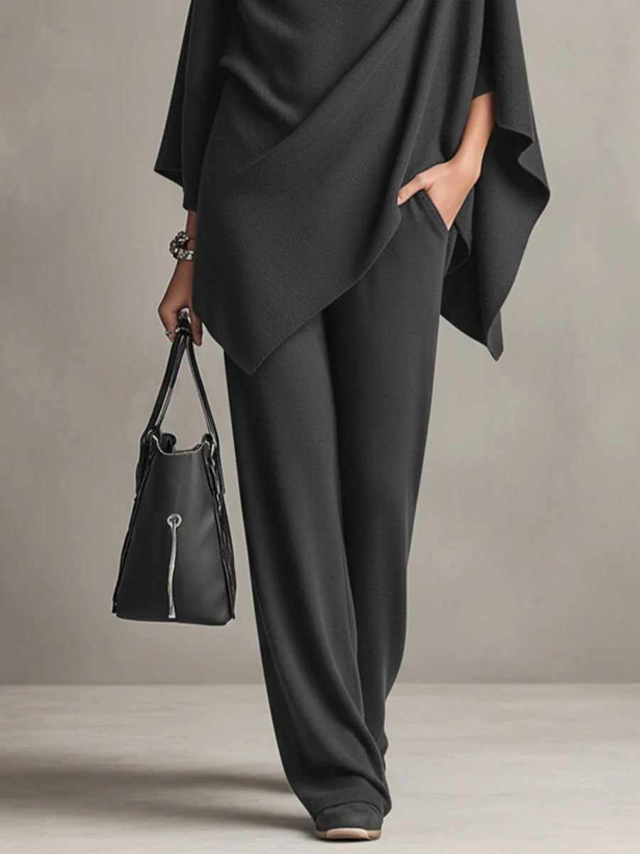 SLOANE | ELEGANT DRAPE TWO-PIECE SET