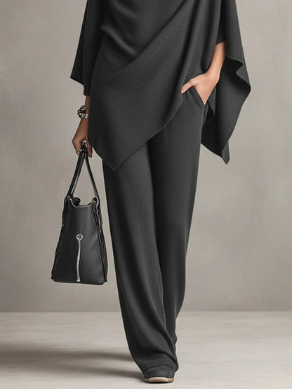 SLOANE | ELEGANT DRAPE TWO-PIECE SET