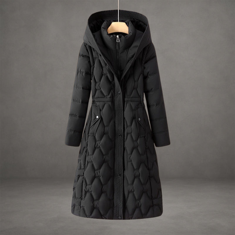 SADIE | LONGLINE HOODED DOWN COAT