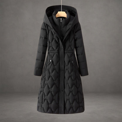 SADIE | LONGLINE HOODED DOWN COAT