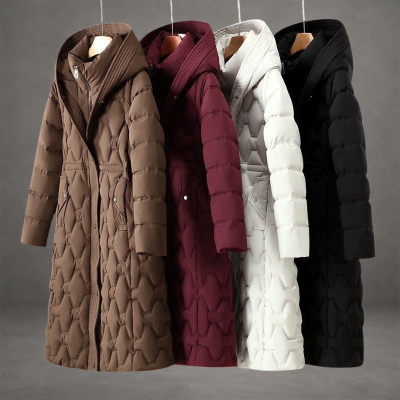 SADIE | LONGLINE HOODED DOWN COAT
