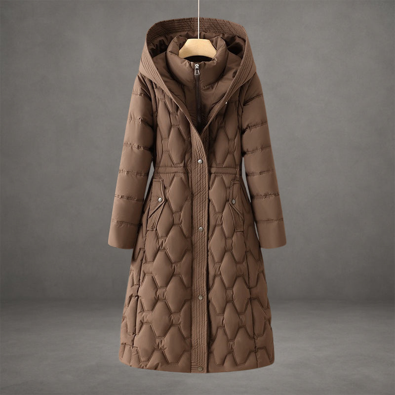 SADIE | LONGLINE HOODED DOWN COAT