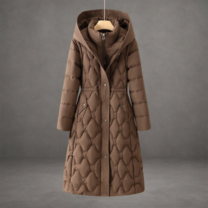 SADIE | LONGLINE HOODED DOWN COAT