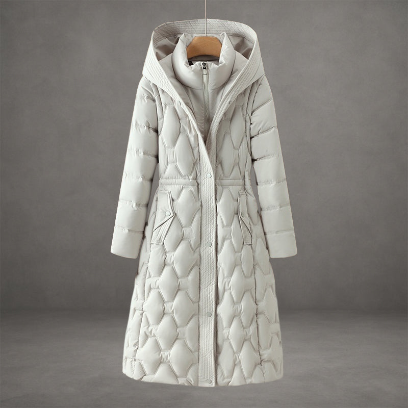 SADIE | LONGLINE HOODED DOWN COAT