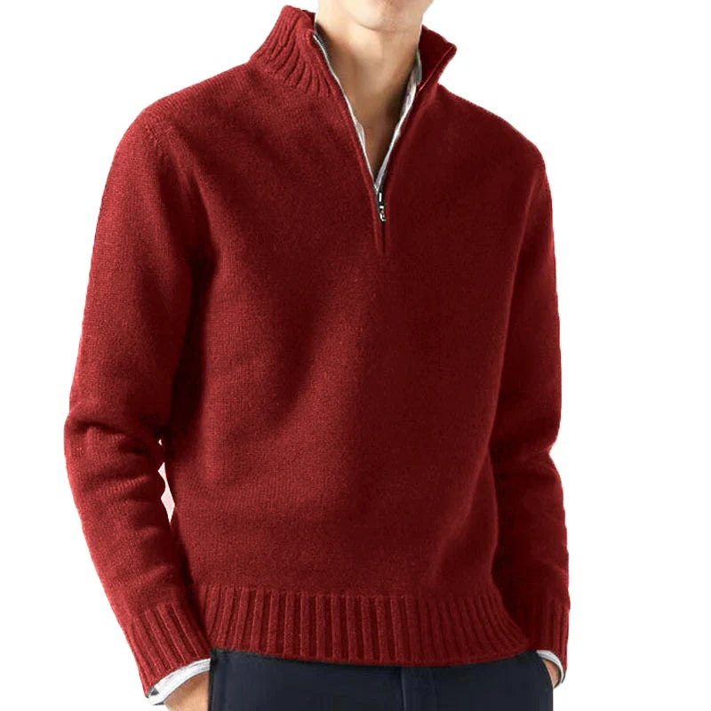 Aiden | Luxe Half-Zip Sweater