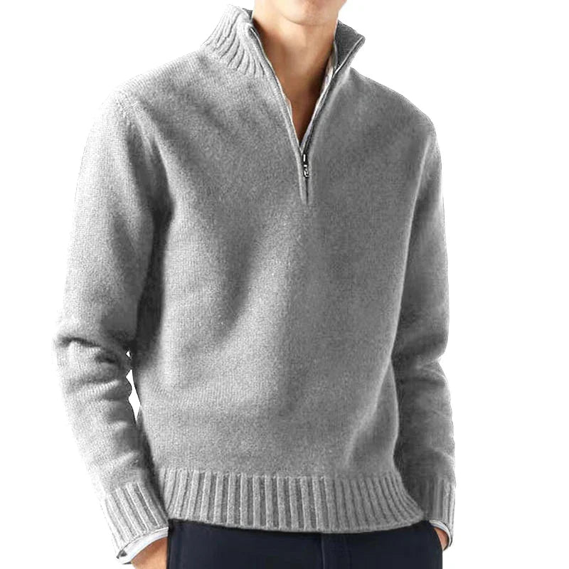 Aiden | Luxe Half-Zip Sweater
