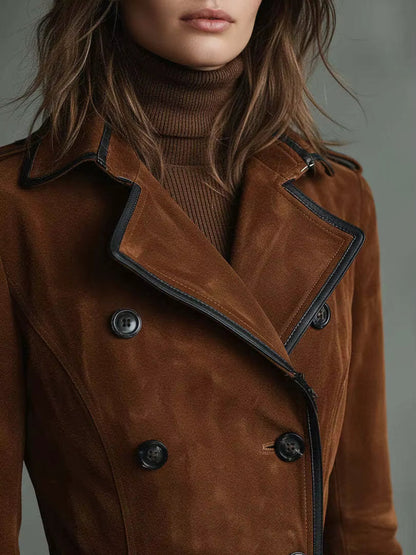 HARLOW | SUEDE TRENCH COAT
