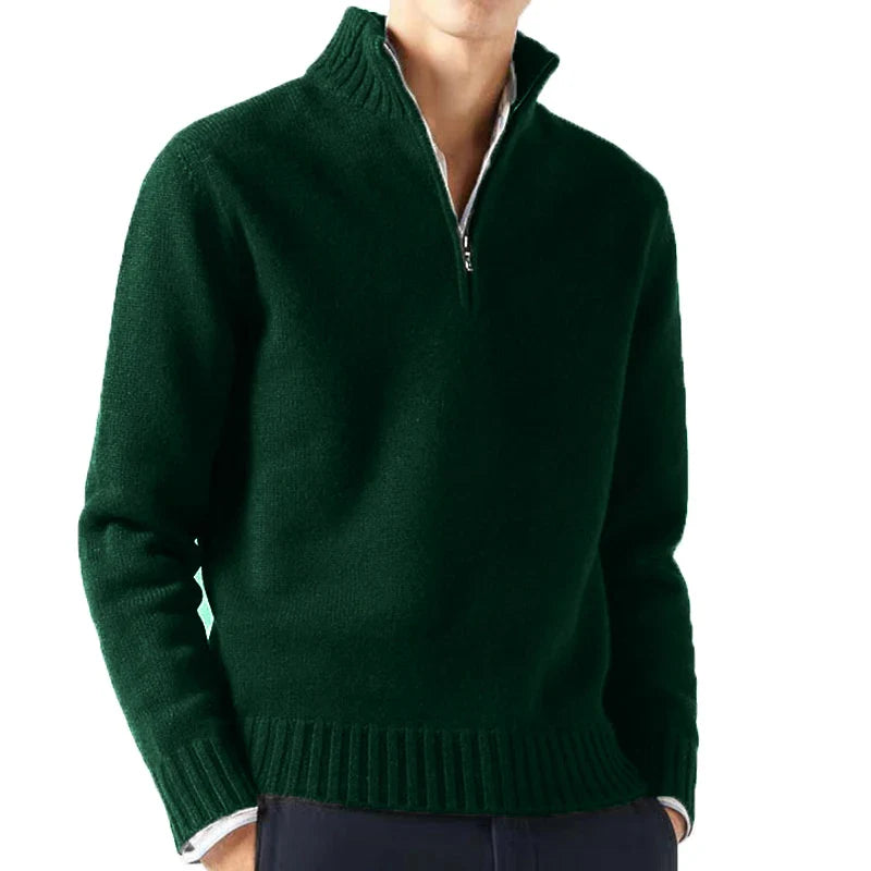 Aiden | Luxe Half-Zip Sweater