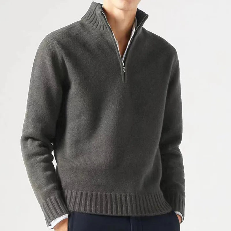 Aiden | Luxe Half-Zip Sweater