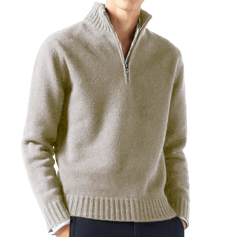 Aiden | Luxe Half-Zip Sweater