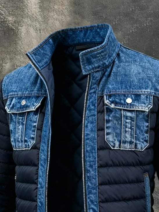 SEAN | HYBRID DENIM QUILTED JACKET