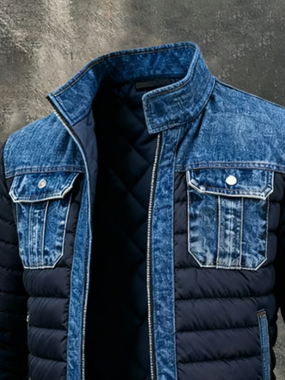 SEAN | HYBRID DENIM QUILTED JACKET