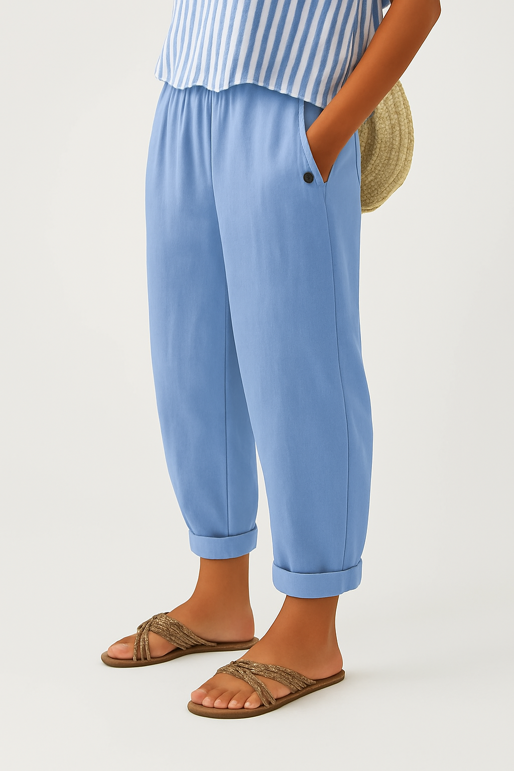 ARIANE | TIMELESS LINEN-COTTON TROUSERS