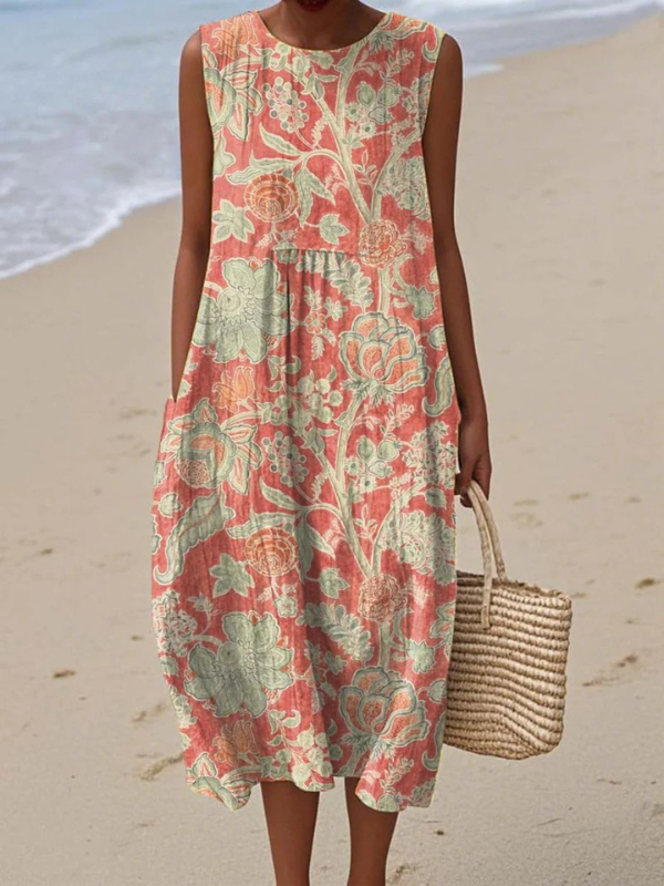 ANIKA | FLORAL MIDI DRESS