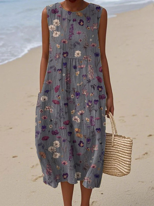 KIERA | FLORAL MIDI DRESS