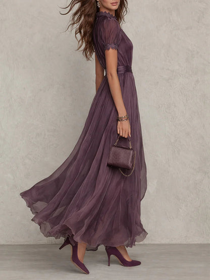 AMARA | FLOWING CHIFFON MAXI DRESS