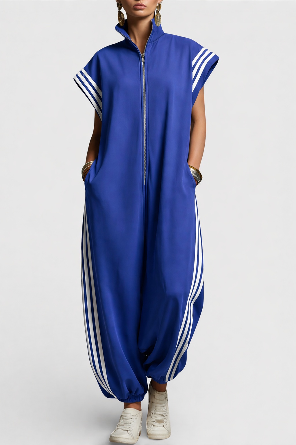 FELINI | ZIP NECK JUMPSUIT
