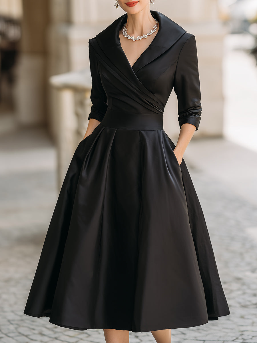 LILA | TIMELESS ELEGANT MIDI DRESS