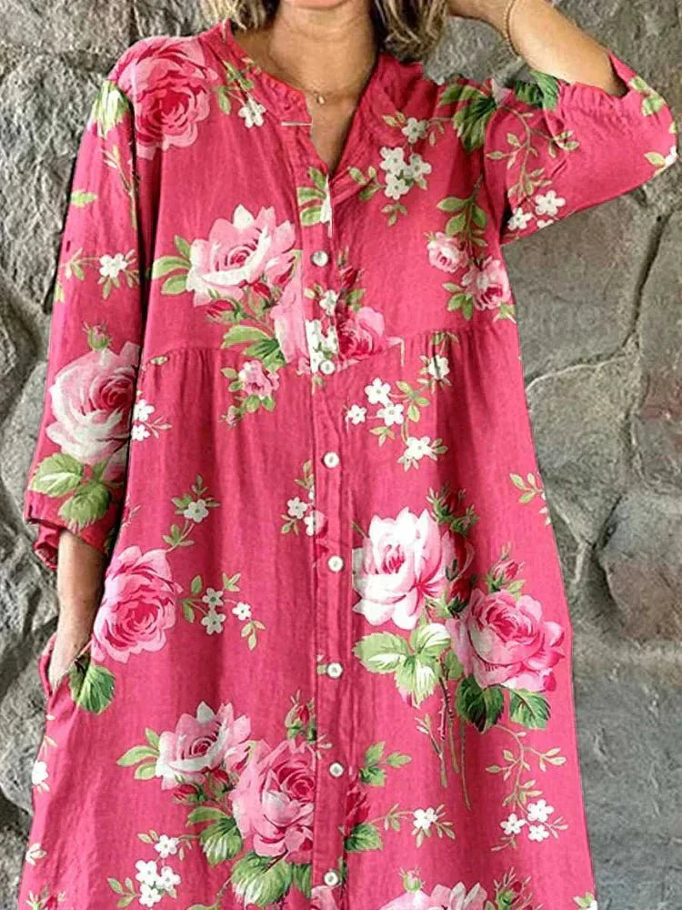 BIBI | ART FLORAL DRESS