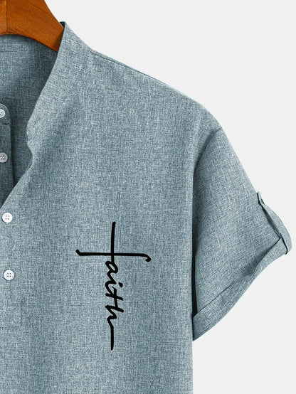 CALEB | STYLISH SHIRT WITH A STAND-UP COLLAR