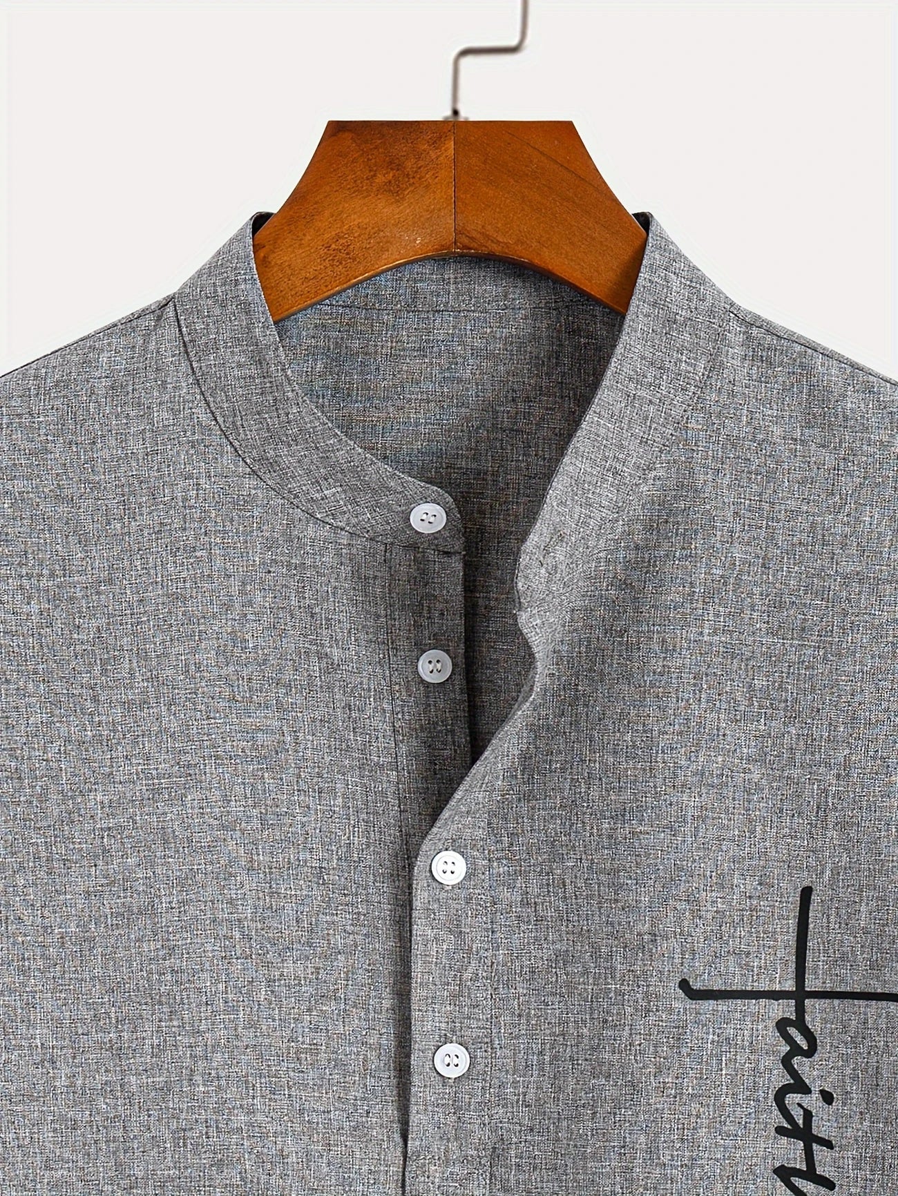 CALEB | STYLISH SHIRT WITH A STAND-UP COLLAR