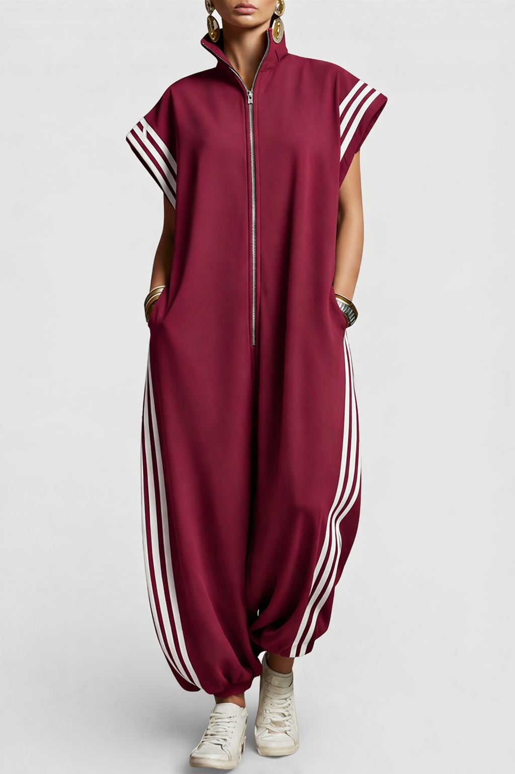 FELINI | ZIP NECK JUMPSUIT