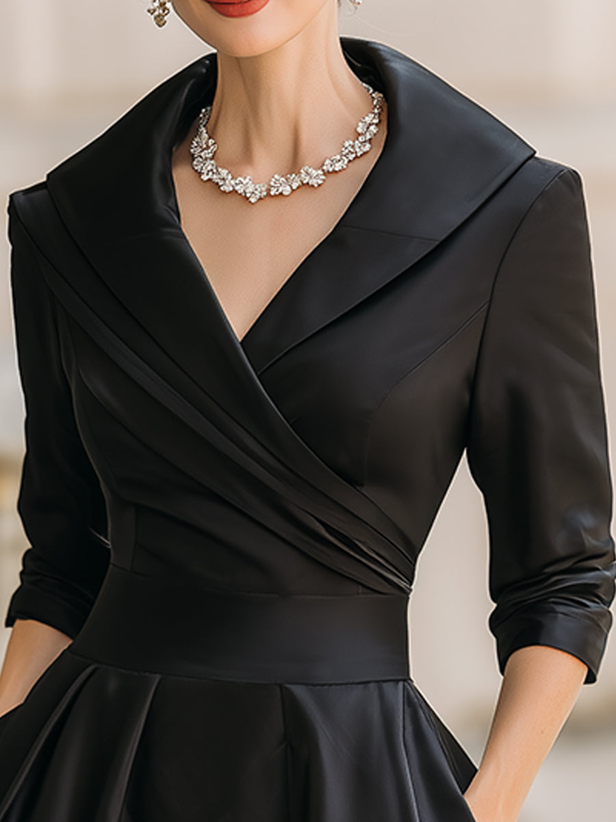 LILA | TIMELESS ELEGANT MIDI DRESS