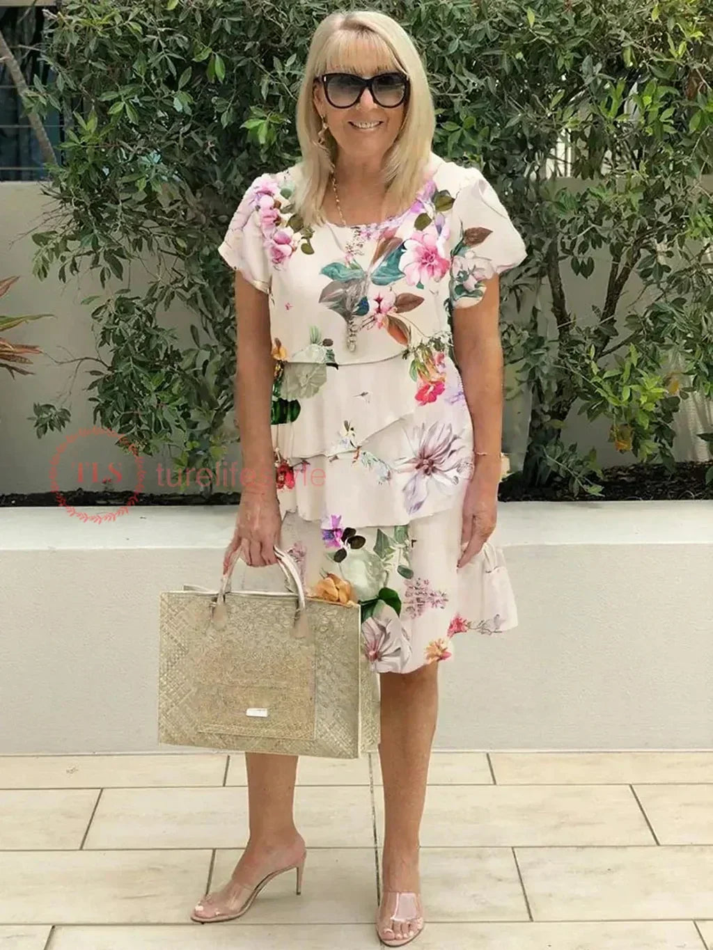 PHOEBE | BLOOM RUFFLE DRESS