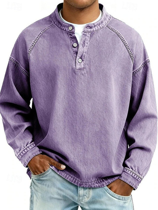 KEALEN | CLASSIC HENLEY SHIRT