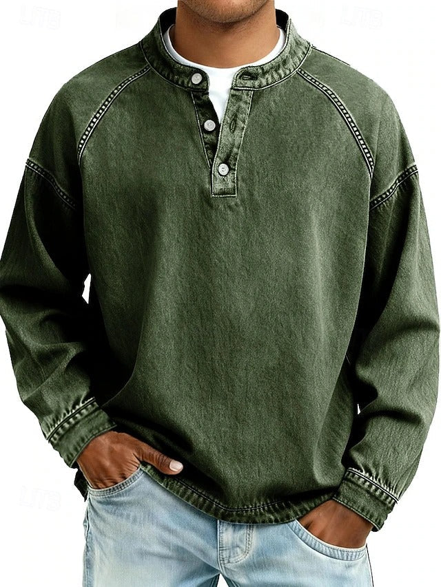 KEALEN | CLASSIC HENLEY SHIRT