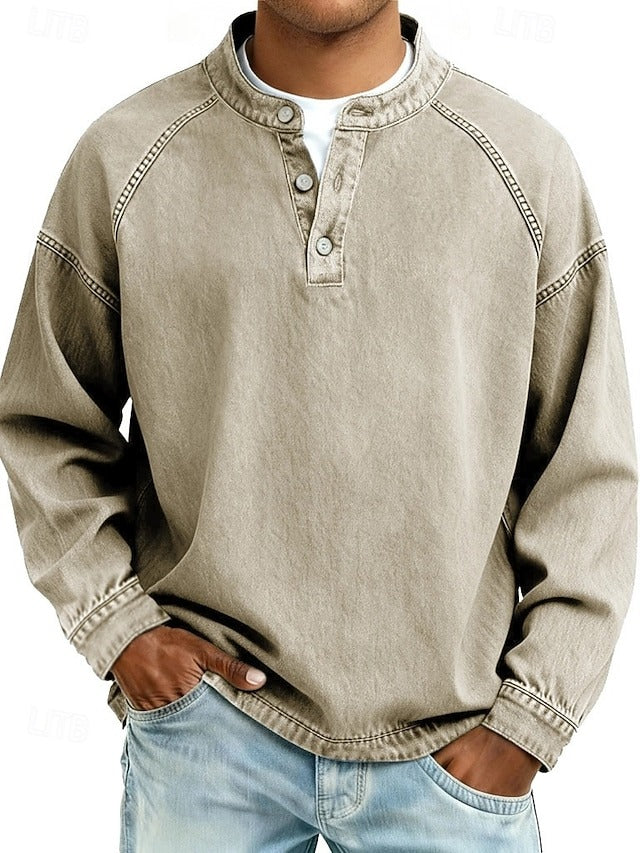 KEALEN | CLASSIC HENLEY SHIRT
