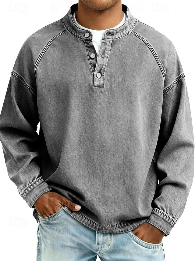 KEALEN | CLASSIC HENLEY SHIRT