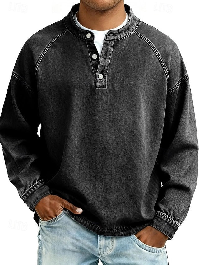 KEALEN | CLASSIC HENLEY SHIRT