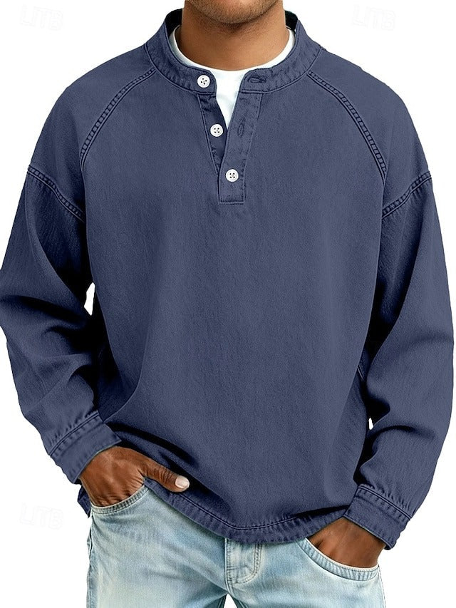 KEALEN | CLASSIC HENLEY SHIRT