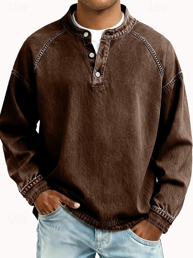 KEALEN | CLASSIC HENLEY SHIRT